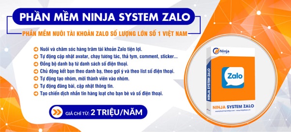 Nhiều tính năng ưu việt ở phần mềm Ninja System Zalo mới